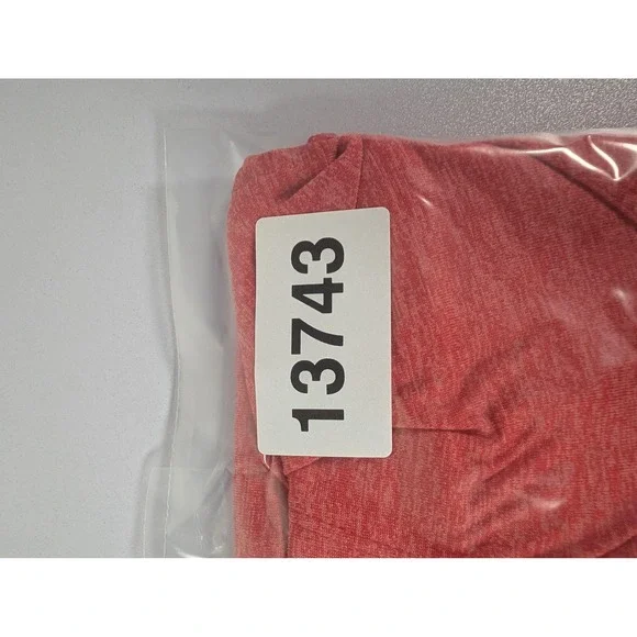 Nike Hoodie Womens Medium Red Dri-FIT Long Sleeve V-Neck Pullover Running - Picture 10 of 10